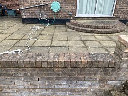 Jet washing befor