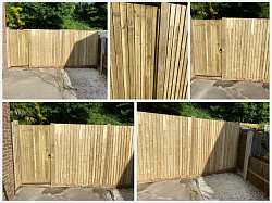 New hand built fence and newgate