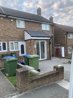 New porch roof